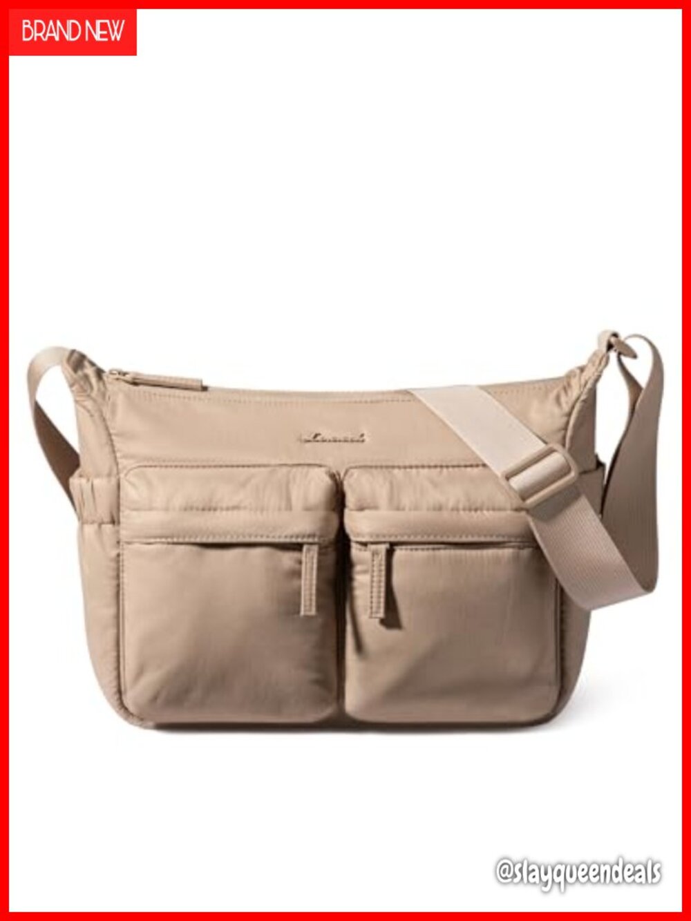 LOVEVOOK Puffy Crossbody Bag Small Hobo Purse Messenger Adjustable Strap Travel
